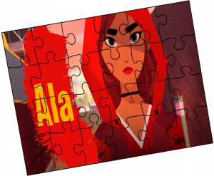 PUZZLE dla DZIECI Carmen Sandiego 24el ŚWIĘTA Y4
