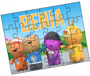 Puzzle Dla Dzieci Imię Tinpo 24e Prezent Y5
