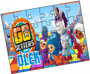 PUZZLE dla DZIECI Odlotowcy Go Jetters 24el Y4