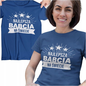 Koszulka Dla Babci Na Dzień Babaci Upominek Tshirt