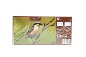 Koperta DL biała SK okno prawe 50szt.