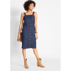 Bonprix Letnia Jeansowa Casualowa Prosta Sukienka Denim 38-40 918653