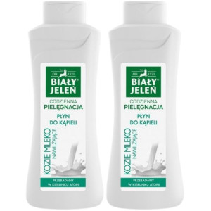 Biały Jeleń Płyn do kąpieli Kozie mleko 2x 750 ml