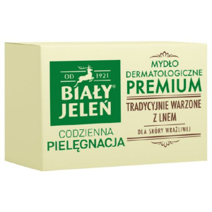 Biały Jeleń Mydło Hipoalergiczne z lnem 100g