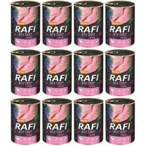 Dolina Noteci Rafi Classic dla psa Indyk 12x 800g