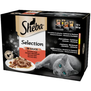 SHEBA mokra karma dla kotów Soczyste Smaki 12x85g