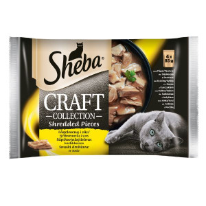 SHEBA saszetka 4x85g Craft Collection Smaki Drobiowe