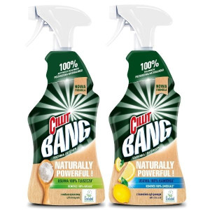 Cillit Bang Natural zestaw Kuchnia Łazienka 2x750ml