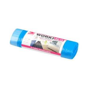 Bratek worki na śmieci z taśmą 35L 15szt