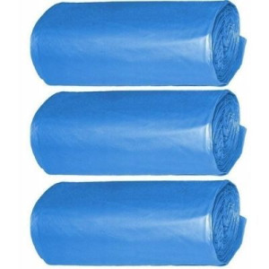 Worki do segregacji śmieci niebieskie 3x 120L 75szt