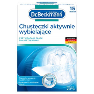 Dr. Beckmann Chusteczki aktywnie wybielające 15szt