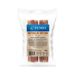 PETMEX Penis wołowy cięty gryzak naturalny 2 szt.