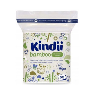 KINDII Bamboo Płatki kosmetyczne dla dzieci 60 szt.