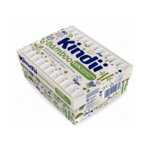 KINDII Bamboo Patyczki higieniczne dla dzieci 60 szt.
