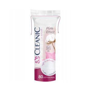 CLEANIC Pure Effect płatki kosmetyczne 80 szt.
