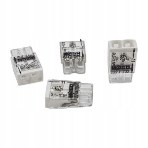 Szybkozłączka WAGO 2273-202 Drut 2 x 0,5 - 2,5mm² 4szt.