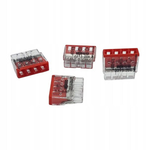 Szybkozłączka WAGO 2273-204 Drut 4 x 0,5 - 2,5mm² 4szt.