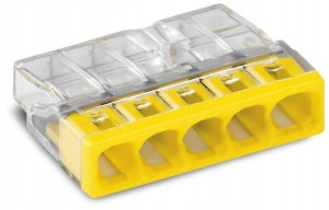 Szybkozłączka WAGO 2273-205 Drut 5 x 0,5 - 2,5mm² 1szt.