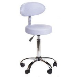 Taboret kosmetyczny z oparciem BD-9934 lawenda