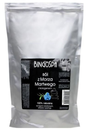 Bingospa Sól z Morza Martwego z kolagenem 1kg
