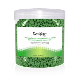Depilflax Wosk Twardy Bezpaskowy Do Depilacji Perełka 600g Vege