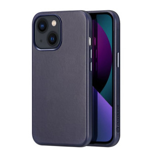 Etui Do Iphone 13 Skórzany Pokrowiec (kompatybilny Z Magsafe) Niebieski