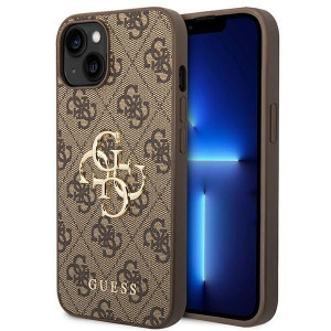 Iphone 14 Plus 6,7" Brązowy/brown Hardcase 4g Big Metal Logo