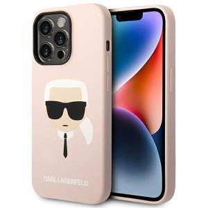 Iphone 14 Pro 6,1" Hardcase Różowy/pink Silicone Karl`s Head