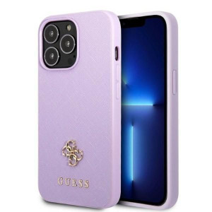 Iphone 13 Pro Max 6,7" Purpurowy/purple Hardcase Saffiano 4g Small Metal