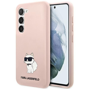Karl Lagerfeld S23 S911 Hardcase Różowy/pink Silicone Choupette
