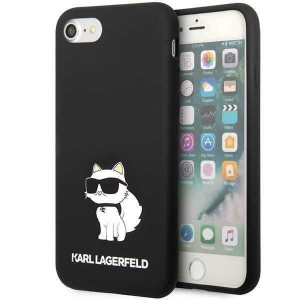 Iphone 7/8/ Se 2020 / Se 2022 Hardcase Czarny/black Silicone Choupette