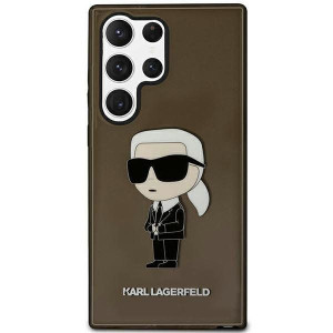 Karl Lagerfeld S23 Ultra S918 Czarny/black Hardcase Ikonik Karl Lagerfeld