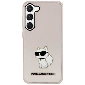 Karl Lagerfeld S23+ S916 Różowy/pink Hardcase Ikonik Choupette