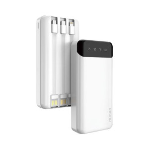 Powerbank Z 3 Wbudowanymi Kablami 20000mah Usb Typ C + Micro Usb