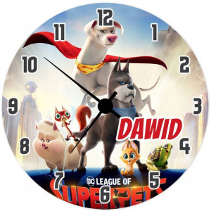 ZEGAR ścienny dla dzieci DC Liga Super-Pets Y5