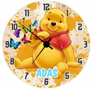 ZEGAR ścienny dla dzieci KUBUŚ PUCHATEK PREZENT Y4