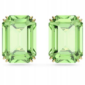 SWAROVSKI - Kolczyki Millenia Octagon Green GOS