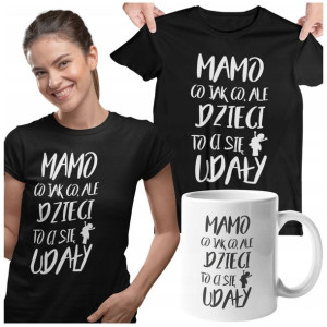 Koszulka Dla Mamy Z Kubkiem Prezent Dzień Matki