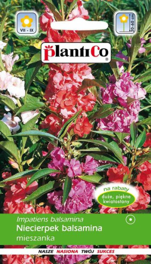 Niecierpek balsamina MIX mieszanka nasiona PlantiCo 1g