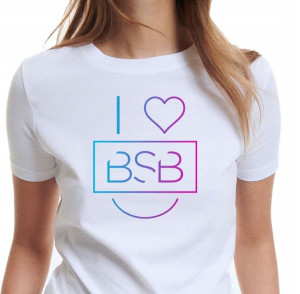 Biała Koszulka Damska Backstreet Boys Bsb S Y4