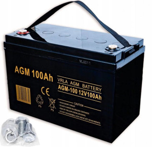 Akumulator VRLA AGM 100Ah Volt Polska ups kampera