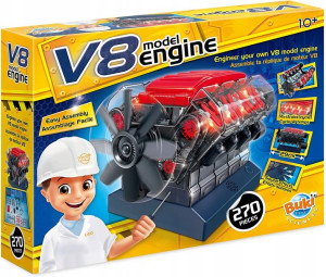 Silnik Buki V8 do montażu 270 el. efekty św i dźw