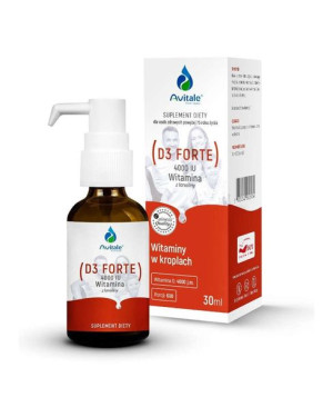 Avitale Witamina D3 4000 IU FORTE z lanoliny
