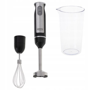 Blender Ręczny 1000w Turbo Pojemnik Trzepaczka 2w1
