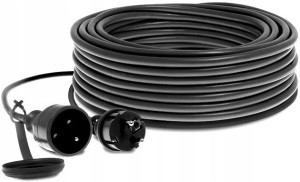Przedłużacz Budowlany Ogrodowy 3 X 2,5mm 50m Gruby