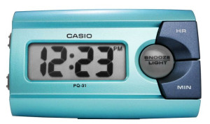 Budzik CASIO PQ-31-2EF z baterią w zestawie