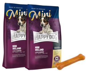 Happy Dog Mini Irland 2x8kg + MACED Kość Wędzona Prasowana 11 cm