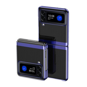 Plating Case Etui Samsung Galaxy Z Flip 4 Pokrowiec Z Metaliczną Ramką