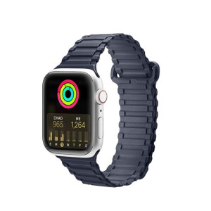 Pasek Apple Watch Se, 8,7,6,5,4,3,2,1 (41, 40, 38 Mm)silikonowa Magnetyczna