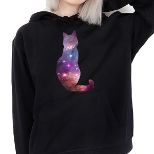 Bluza Kot Galagtyka Z Kapturem Nadruk Xl Y3